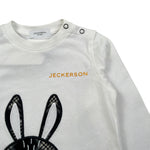 Jeckerson Shirt Girocollo tinta unita Cn Ricami Bianco per Neonato JN4339 BIANCO JECKERSON 