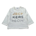 Jeckerson Shirt Girocollo tinta unita Cn Ricami Bianco per Neonato JN4341 BIANCO JECKERSON 