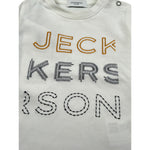 Jeckerson Shirt Girocollo tinta unita Cn Ricami Bianco per Neonato JN4341 BIANCO JECKERSON 