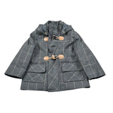 Jeckerson Cappotto tinta unita Cn Cappuccio Grigio per Neonato JN4347 GRIGIO JECKERSON 