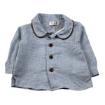 Jesurum Camicia Manica Lunga tinta unita Azzurro per Neonato OFIUCO AZZURRO JESURUM 