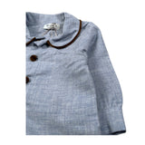 Jesurum Camicia Manica Lunga tinta unita Azzurro per Neonato OFIUCO AZZURRO JESURUM 
