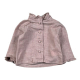 Jesvrvm Camicia tinta unita con Colletto Rosa per Neonata COLOMBA ROSA JESVRVM 
