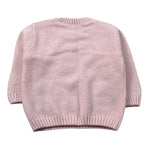 J.O. Milano Maglia Girocollo tinta unita con Ricami Rosa per Neonata 563A1A ROSA J.O. MILANO 