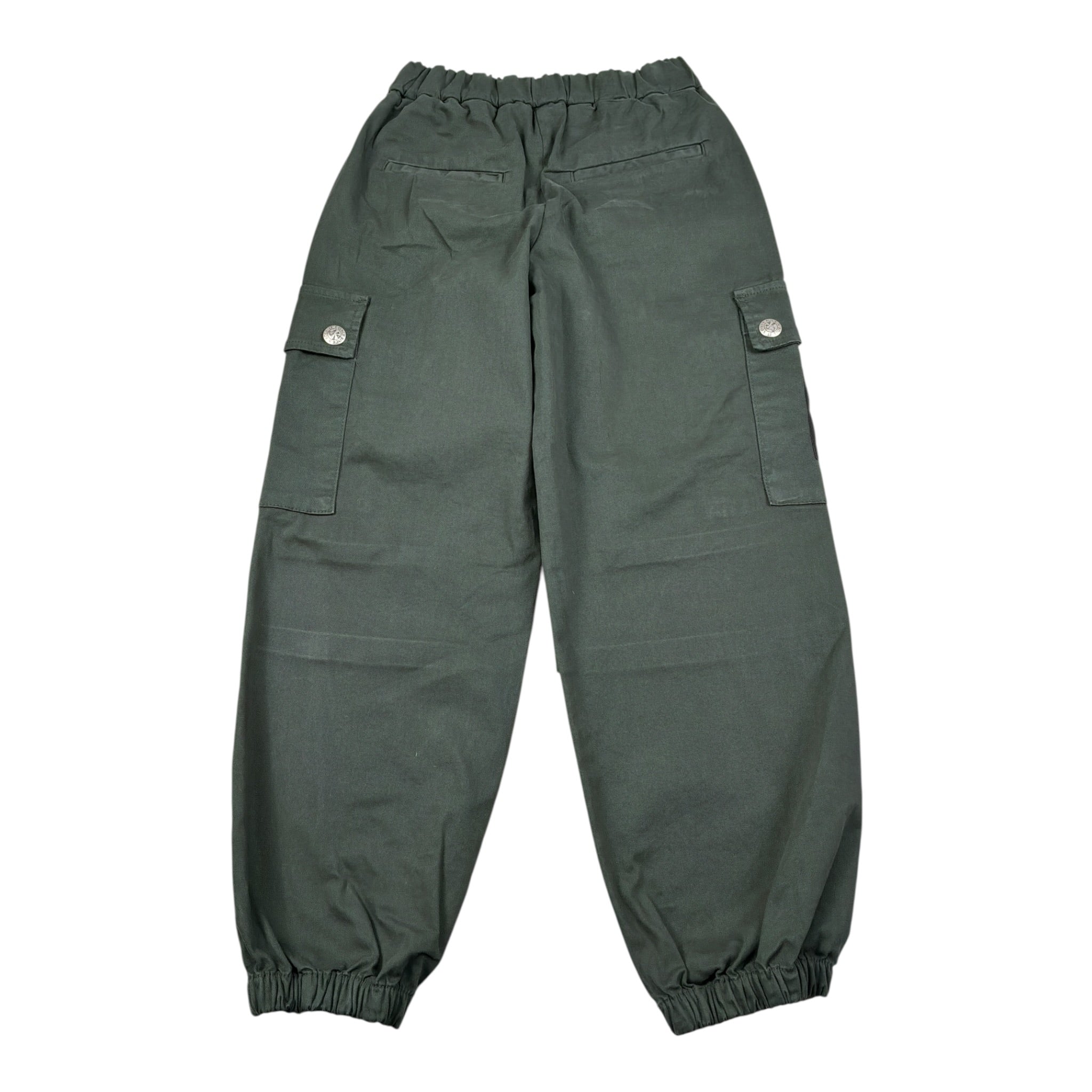 John Richmond Pantalone tinta unita con Elastico In Vita Verde per Bambino JUFJFJ VERDE JOHN RICHMOND 