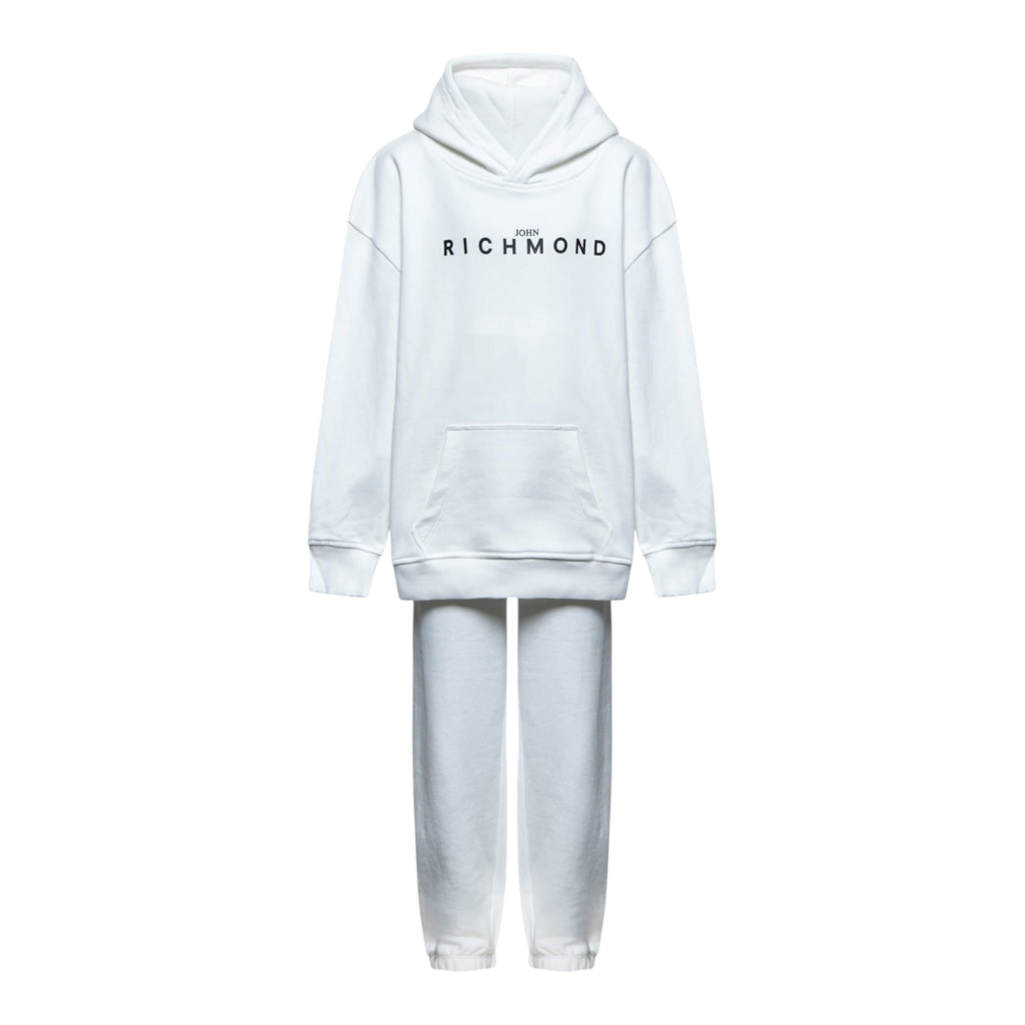 John Richmond Completo 2Pz Felpa-Pantalone Bianco per Bambino RBA25007CFXX BIANCO JOHN RICHMOND 