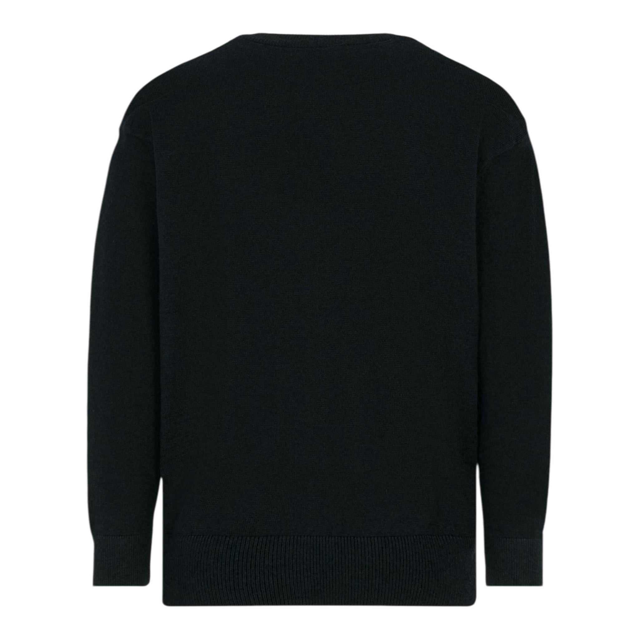 John Richmond Cardigan tinta unita con Ricami Nero per Bambino RBA25012CD NERO JOHN RICHMOND 