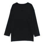 John Richmond Shirt tinta unita con Stampa Nero per Bambino RBA25016TSX NERO JOHN RICHMOND 