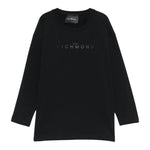 John Richmond Shirt tinta unita con Stampa Nero per Bambino RBA25016TSXX NERO JOHN RICHMOND 