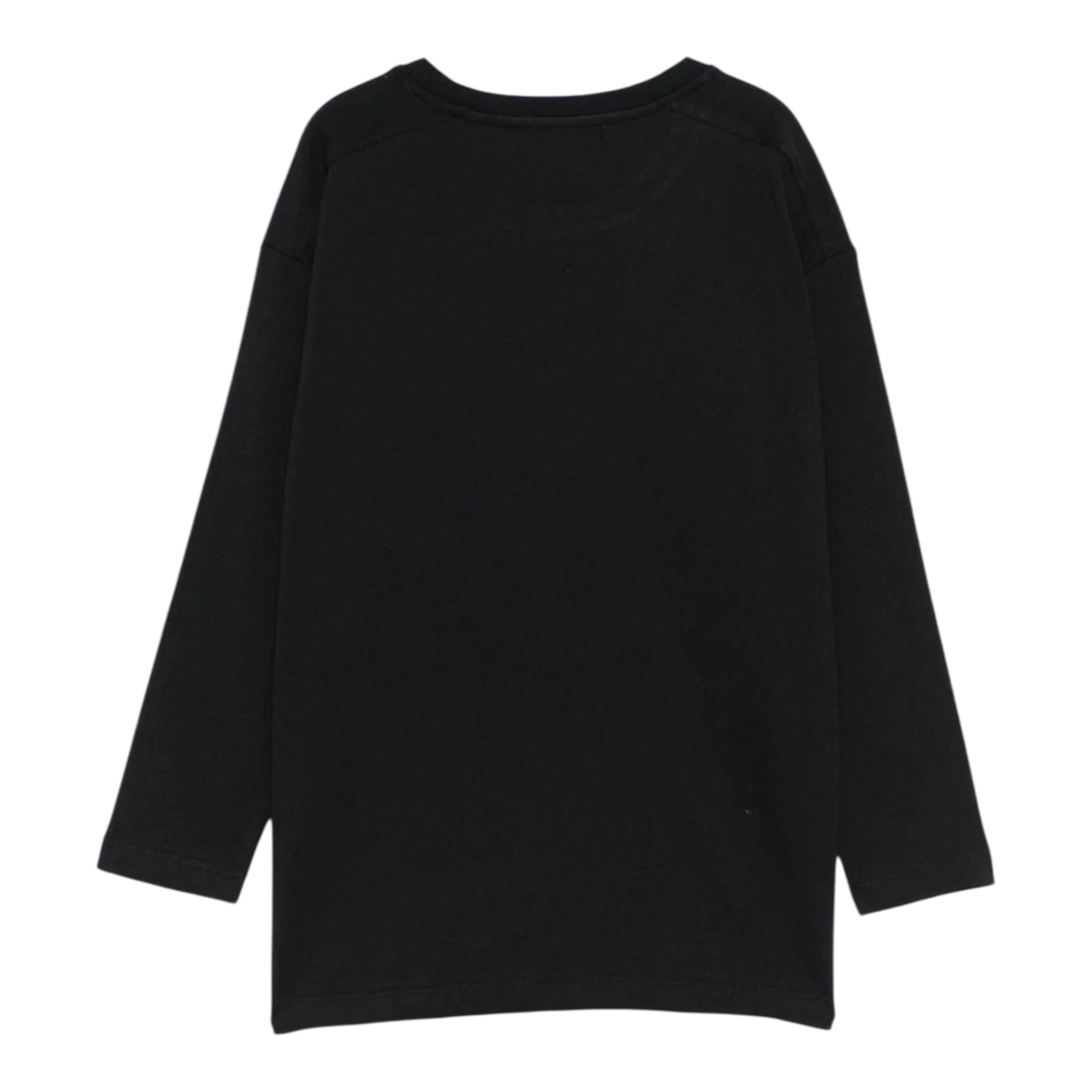 John Richmond Shirt tinta unita con Stampa Nero per Bambino RBA25016TSXX NERO JOHN RICHMOND 