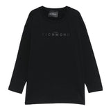 John Richmond Shirt tinta unita con Stampa Nero per Neonato RBA25016TSXXXN NERO JOHN RICHMOND 