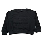 John Richmond Felpa Chiusa Girocollo tinta unita Nero per Bambina RBA25023FE NERO JOHN RICHMOND 