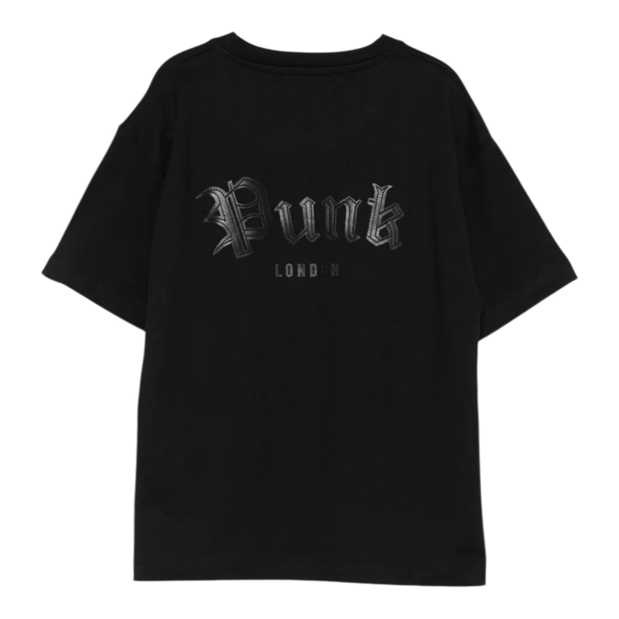 John Richmond T-Shirt tinta unita con Stampa Nero per Neonato RBA25025TS NERO JOHN RICHMOND 