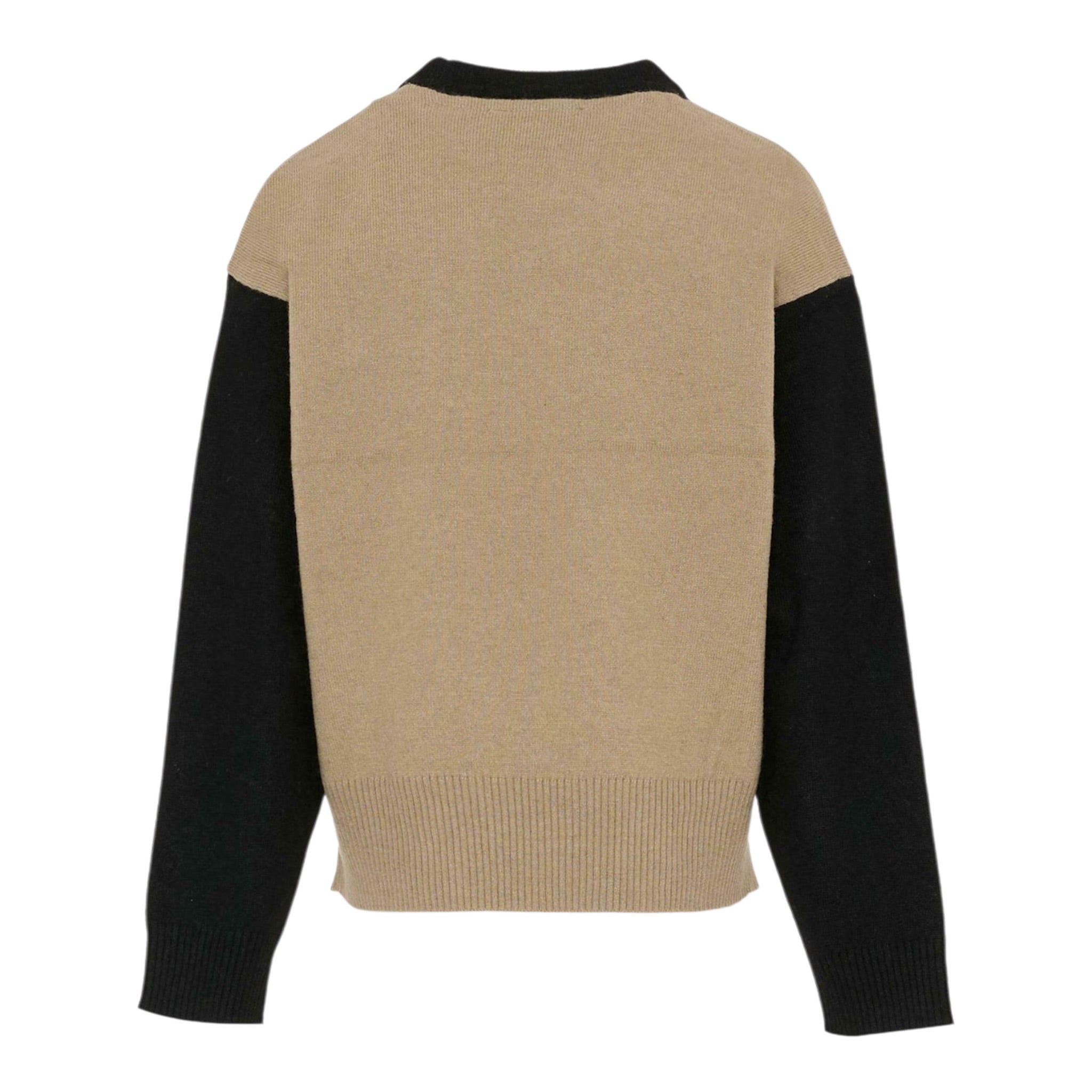 John Richmond Maglia Bicolore con Logo Nero per Neonato RBA25101MA NERO JOHN RICHMOND 