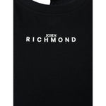 John Richmond T-Shirt tinta unita con Stampa Nero per Neonato RBA2510TS NERO JOHN RICHMOND 