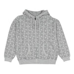 John Richmond Felpa In Maglia con Zip E Cappuccio Grigio per Bambino RBA25111MAXXX GRIGIO JOHN RICHMOND 