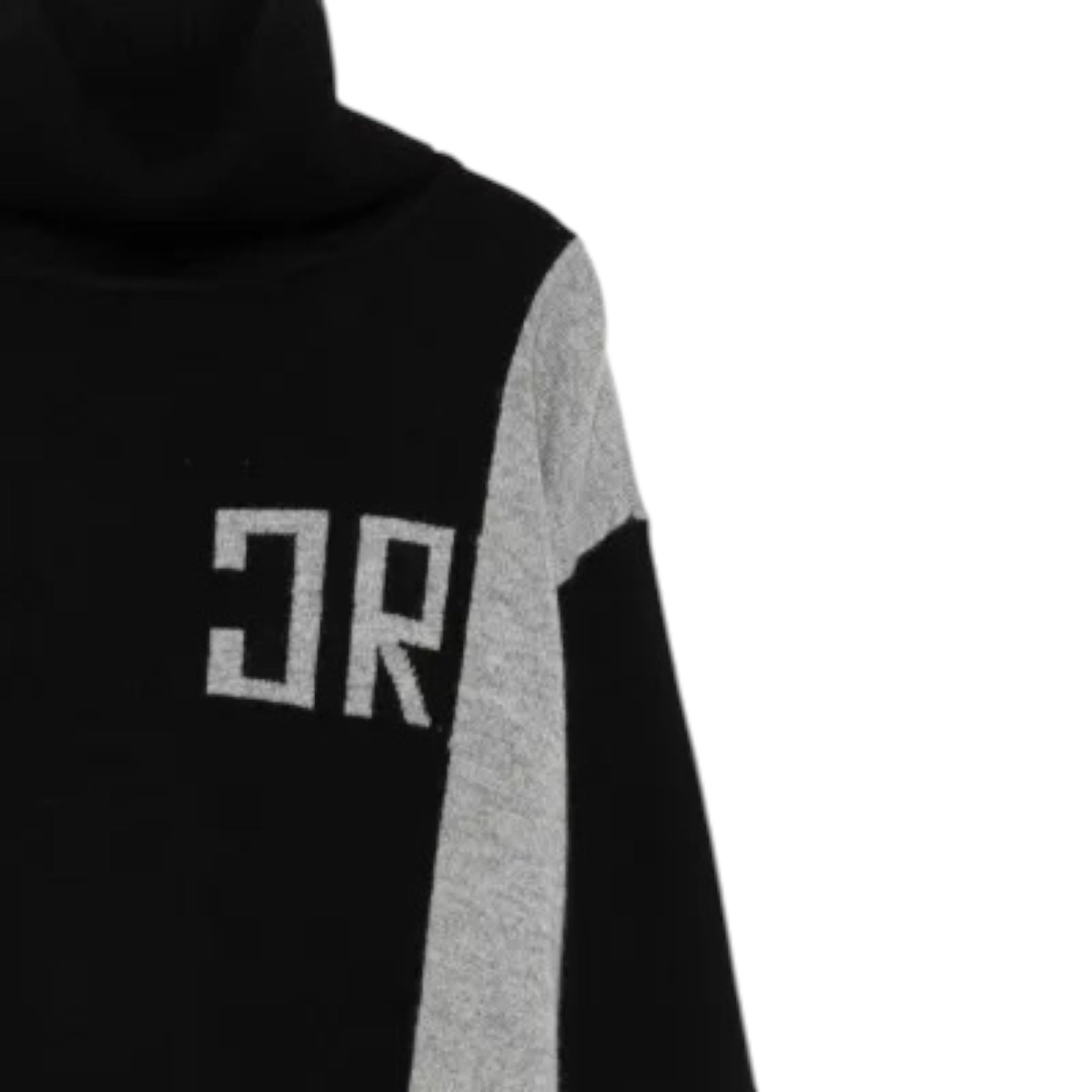 John Richmond Maglia Bicolore con Logo Nero/Grigio per Neonato RBA25124MA NERO/GRIGIO JOHN RICHMOND 