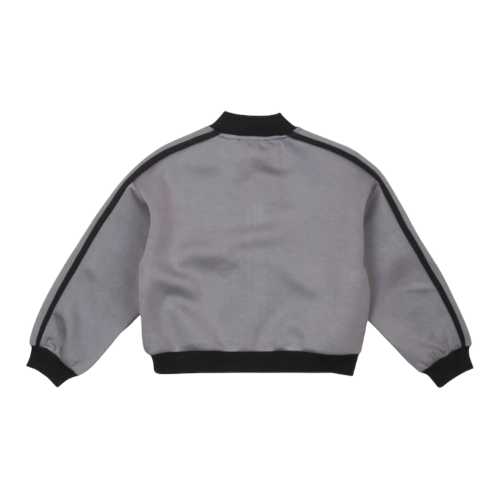 John Richmond Felpa tinta unita con Zip E Logo Grigio per Bambino RBA25232FE GRIGIO JOHN RICHMOND 