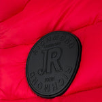 John Richmond Giubbino tinta unita con Zip E Logo Rosso per Bambino RBA26014PI ROSSO JOHN RICHMOND 