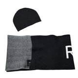 John Richmond Set Cappello-Sciarpa tinta unita Nero per Bambino RBA26017HS NERO JOHN RICHMOND 