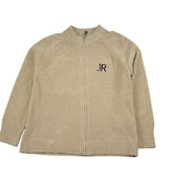 John Richmond Maglia tinta unita con Zip E Stampa Beige per Bambino RBA26047CD BEIGE JOHN RICHMOND 