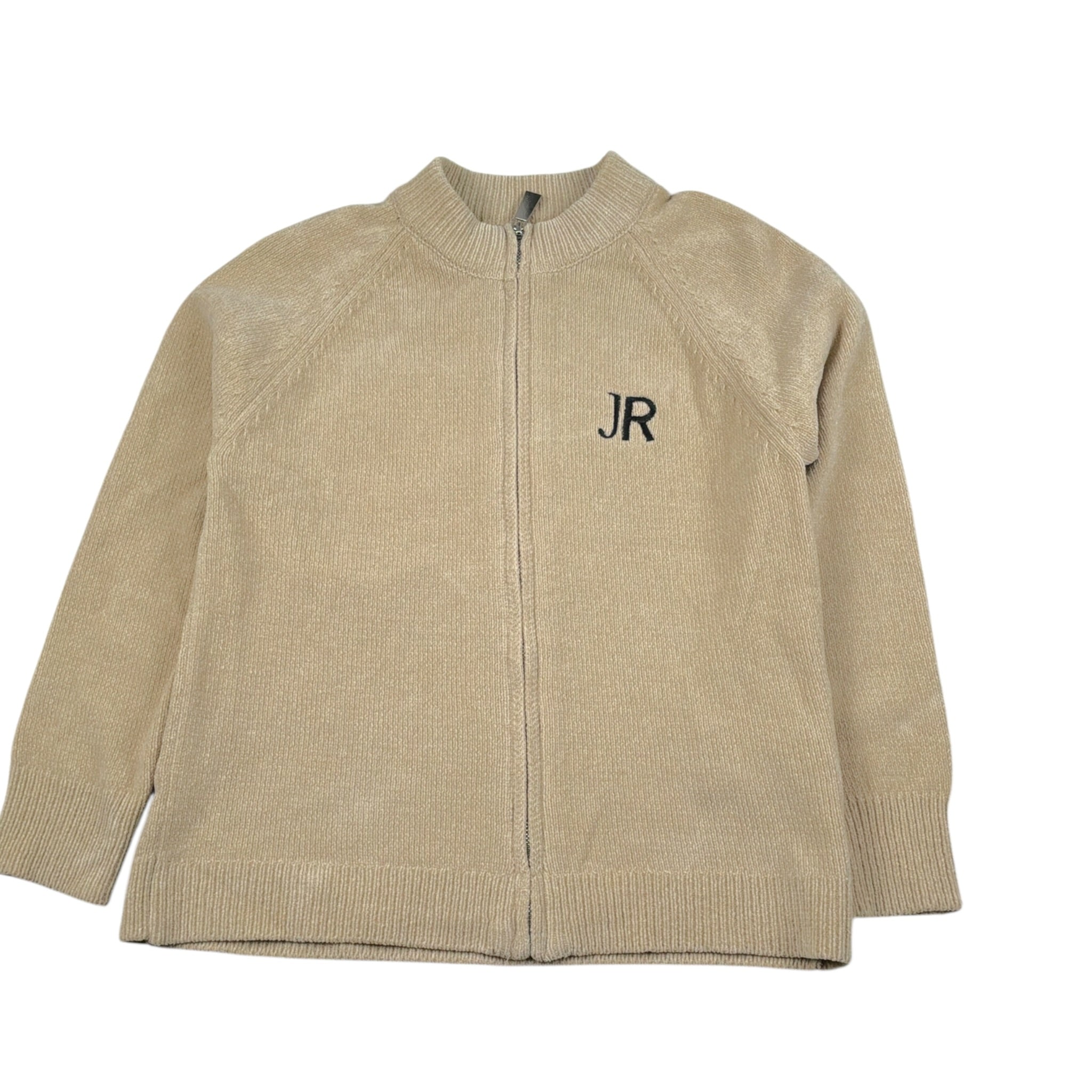 John Richmond Maglia tinta unita con Zip E Stampa Beige per Bambino RBA26047CD BEIGE JOHN RICHMOND 