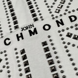 John Richmond T-Shirt tinta unita con Borchie Bianco per Bambino RBA26112TS BIANCO JOHN RICHMOND 