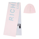 John Richmond Set Sciarpa-Cappello tinta unita Rosa per Bambina RGA25015HS ROSA JOHN RICHMOND 
