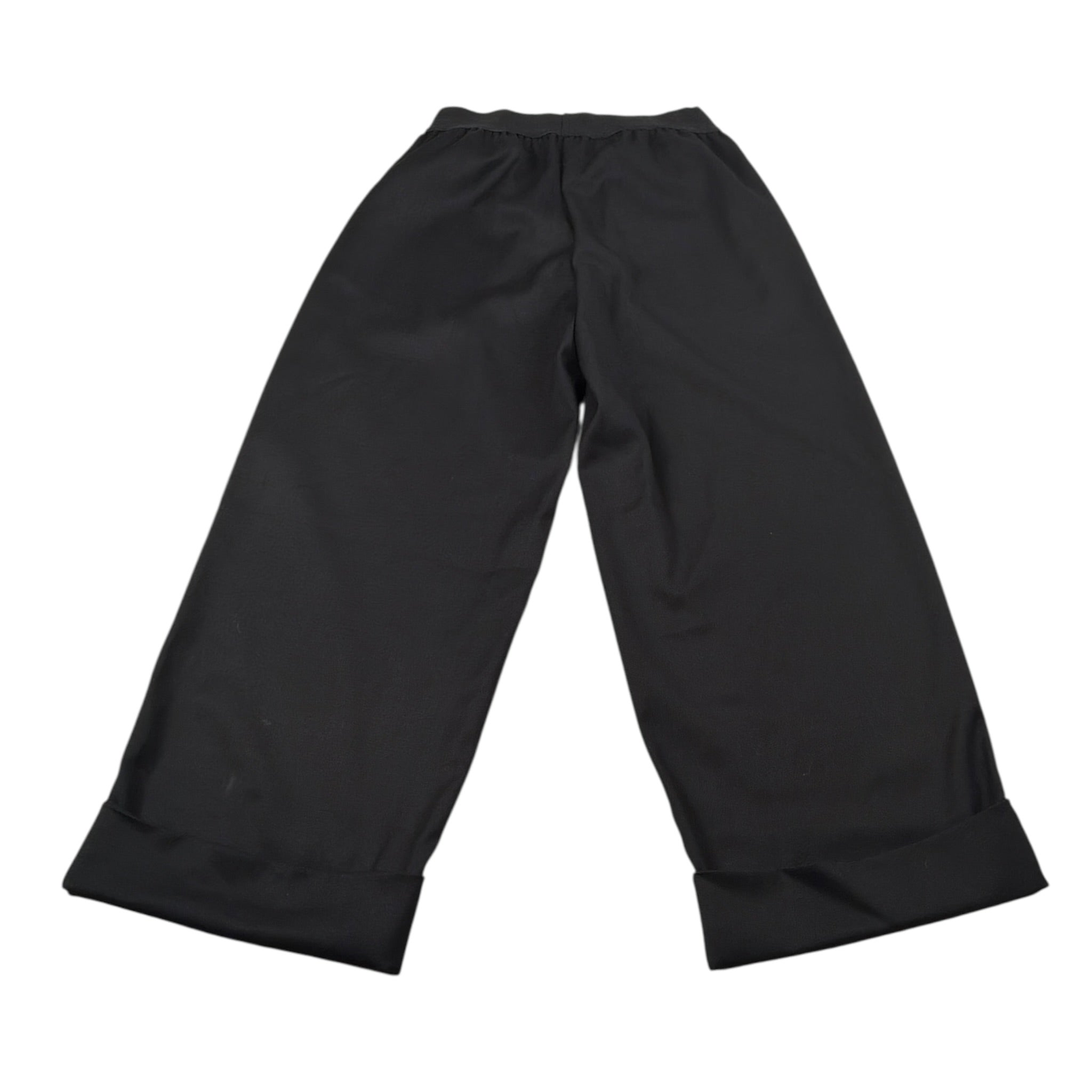 John Richmond Pantalone tinta unita Modello Palazzo Nero per Bambina RGA26055PA NERO JOHN RICHMOND 