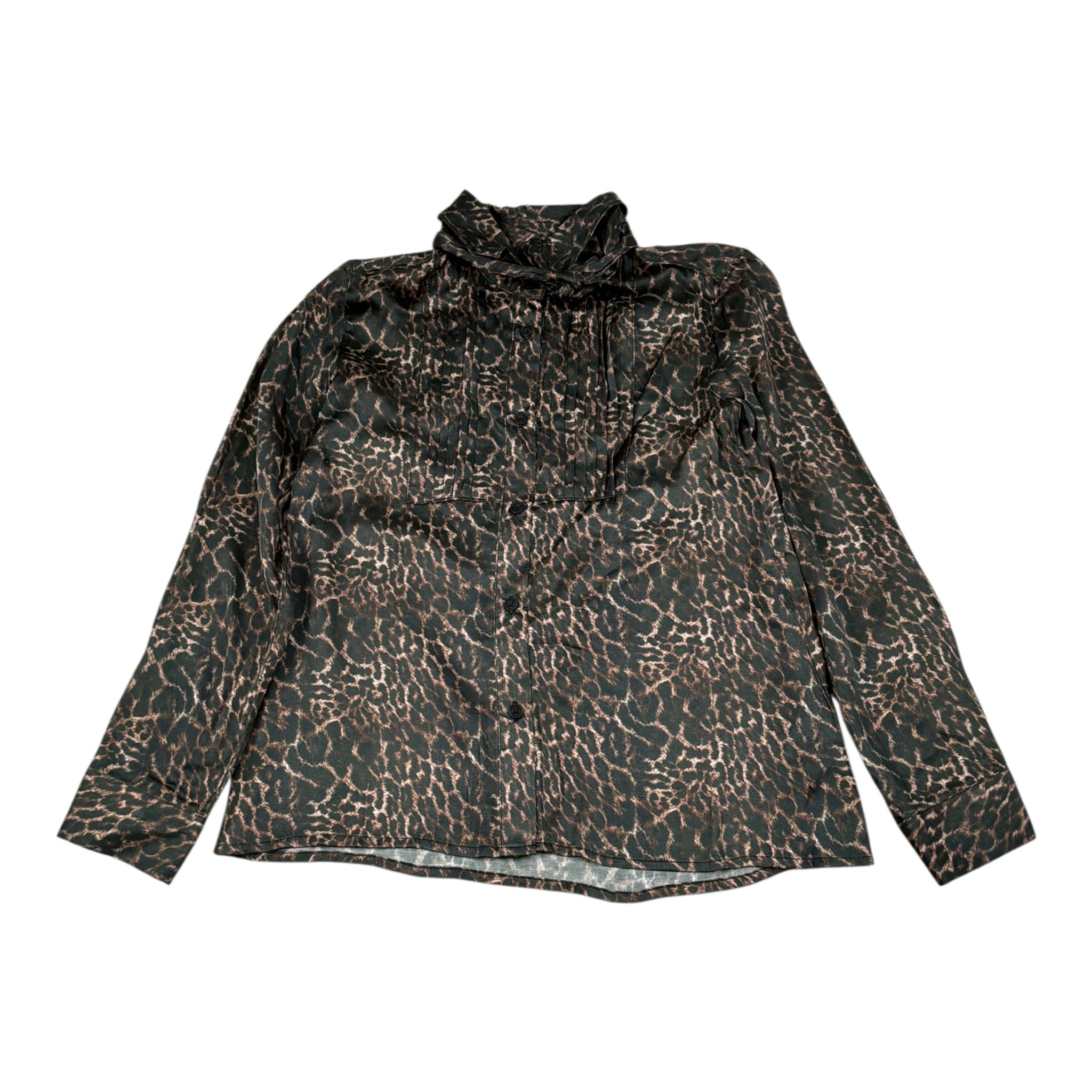 John Richmond Camicia tinta unita con Fantasia Maculata Marrone per Bambina RGA26109CA MARRONE JOHN RICHMOND 