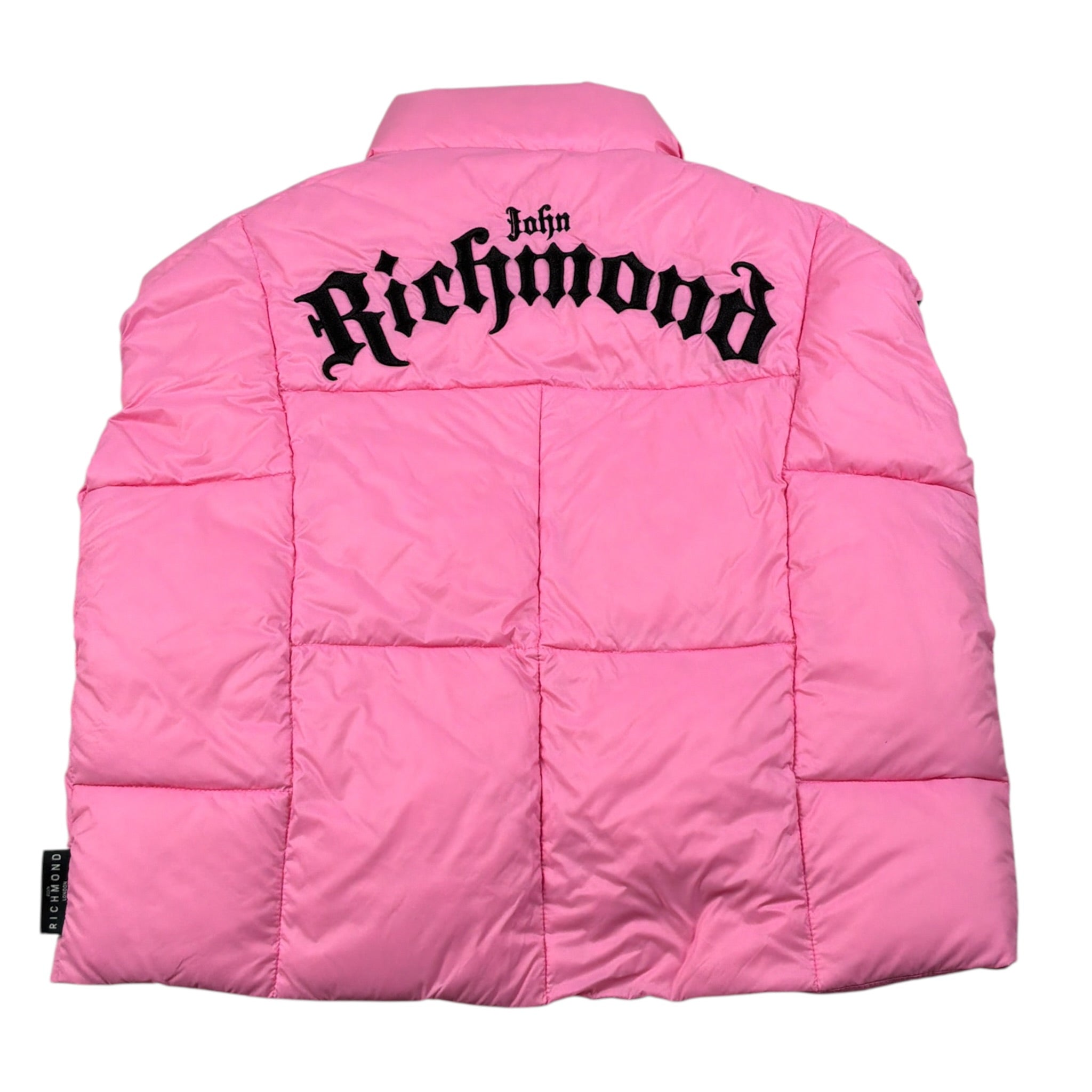 John Richmond Smanicato tinta unita con Logo Rosa per Bambina RGA26124PI ROSA JOHN RICHMOND 