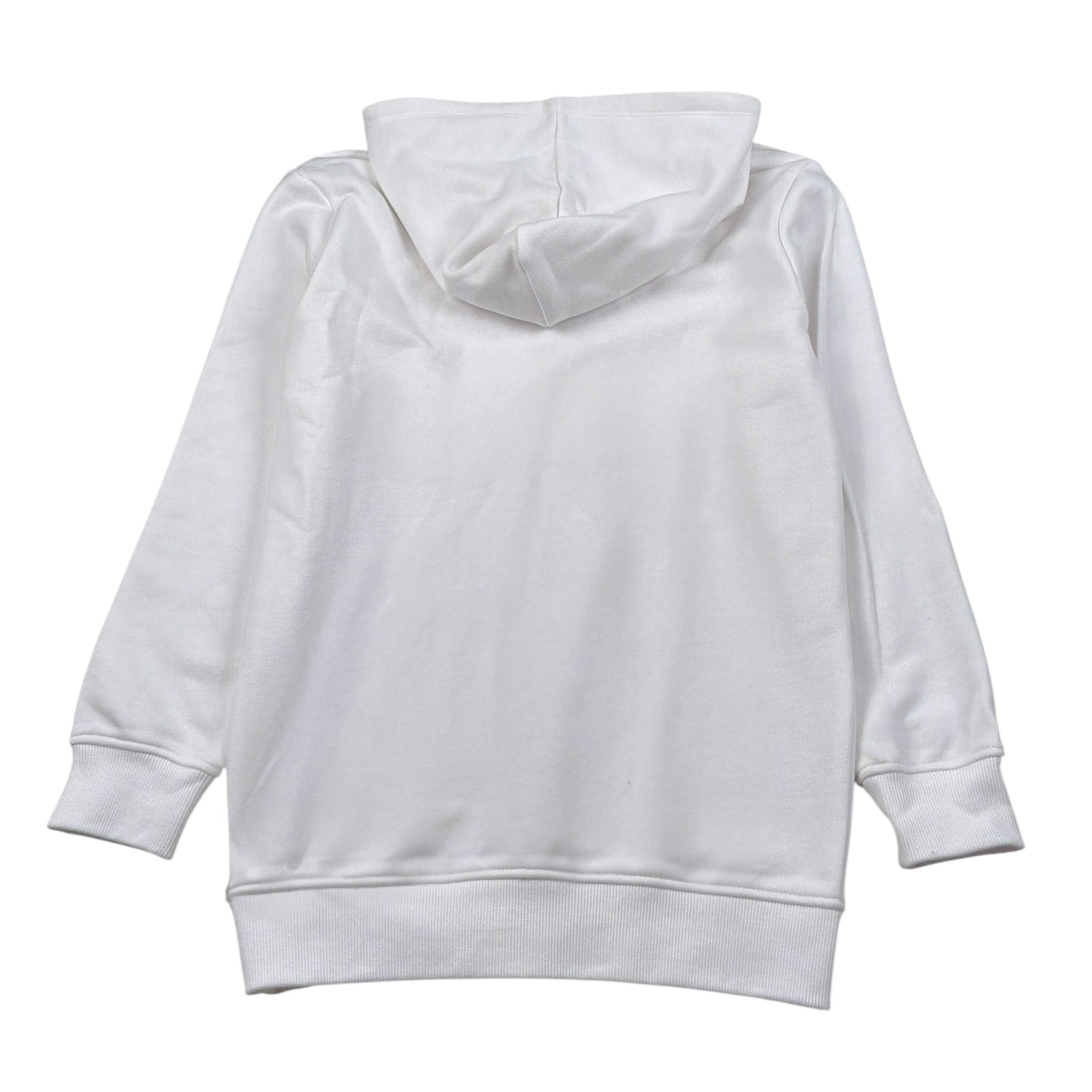 John Richmond Felpa tinta unita con Cappuccio Bianco per Bambina RGA26132FE BIANCO JOHN RICHMOND 
