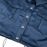 John Richmond Camicia tinta unita con Elastico Blu per Bambina RGA26179CA BLU JOHN RICHMOND 