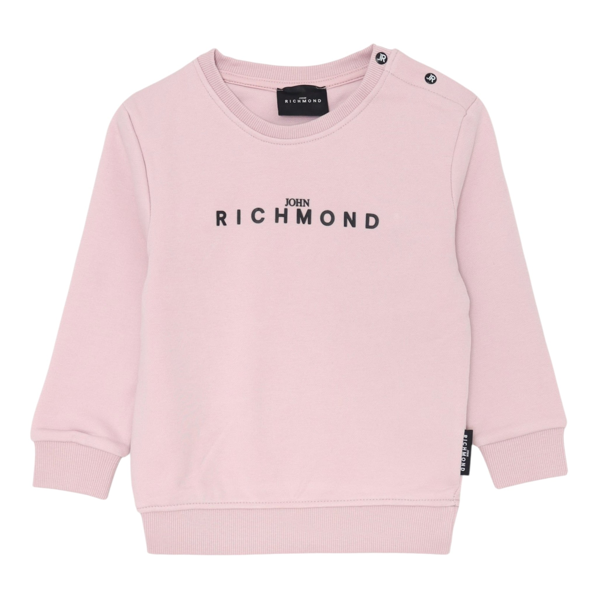 John Richmond Completo 2 Pezzi Felpa-Pantalone tinta unita Rosa per Neonata RIA25003CFFXX ROSA JOHN RICHMOND 