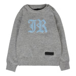 John Richmond Maglia Girocollo tinta unita con Logo Grigio per Neonato RIA25009MA GRIGIO JOHN RICHMOND 