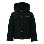 John Richmond Giubbino tinta unita con Cappuccio Stampe Logo Nero per Neonato RIA25011PIX NERO JOHN RICHMOND 