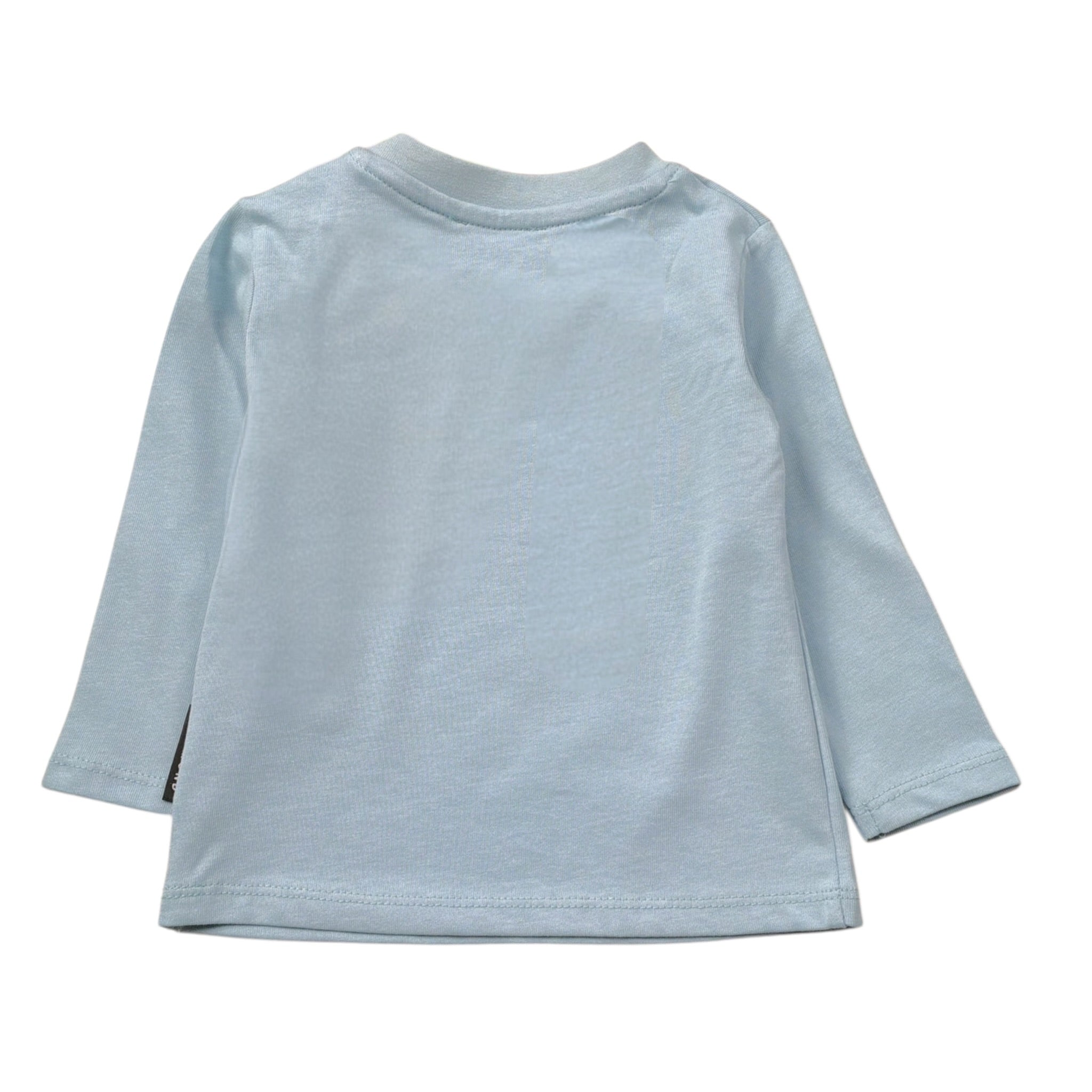 John Richmond Shirt Girocollo tinta unita con Stampa Azzurro per Neonato RIA25012TSX AZZURRO JOHN RICHMOND 