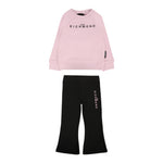 John Richmond Completo 2 Pezzi Felpa-Leggins Rosa/Nero per Bambina RIA25017CFJ ROSA/NERO JOHN RICHMOND 