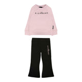 John Richmond Completo 2 Pezzi Felpa-Leggins Rosa/Nero per Neonata RIA25017CFX ROSA/NERO JOHN RICHMOND 