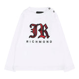 John Richmond Shirt Girocollo tinta unita con Stampa Bianco per Neonato RIA25035TSXX BIANCO JOHN RICHMOND 
