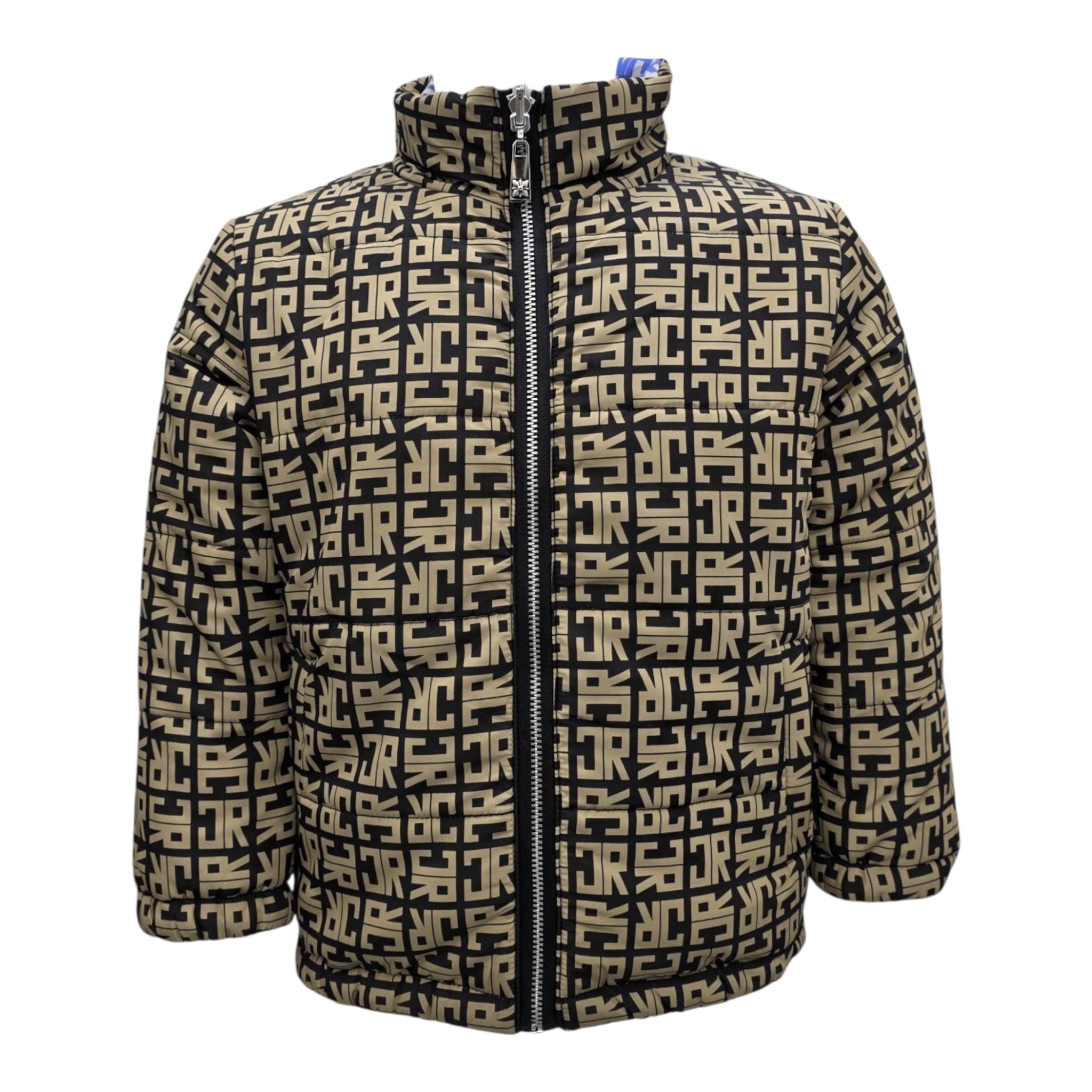 John Richmond Giubbino Reversibile Logato con Zip Beige per Neonato RIA25046PI BEIGE JOHN RICHMOND 