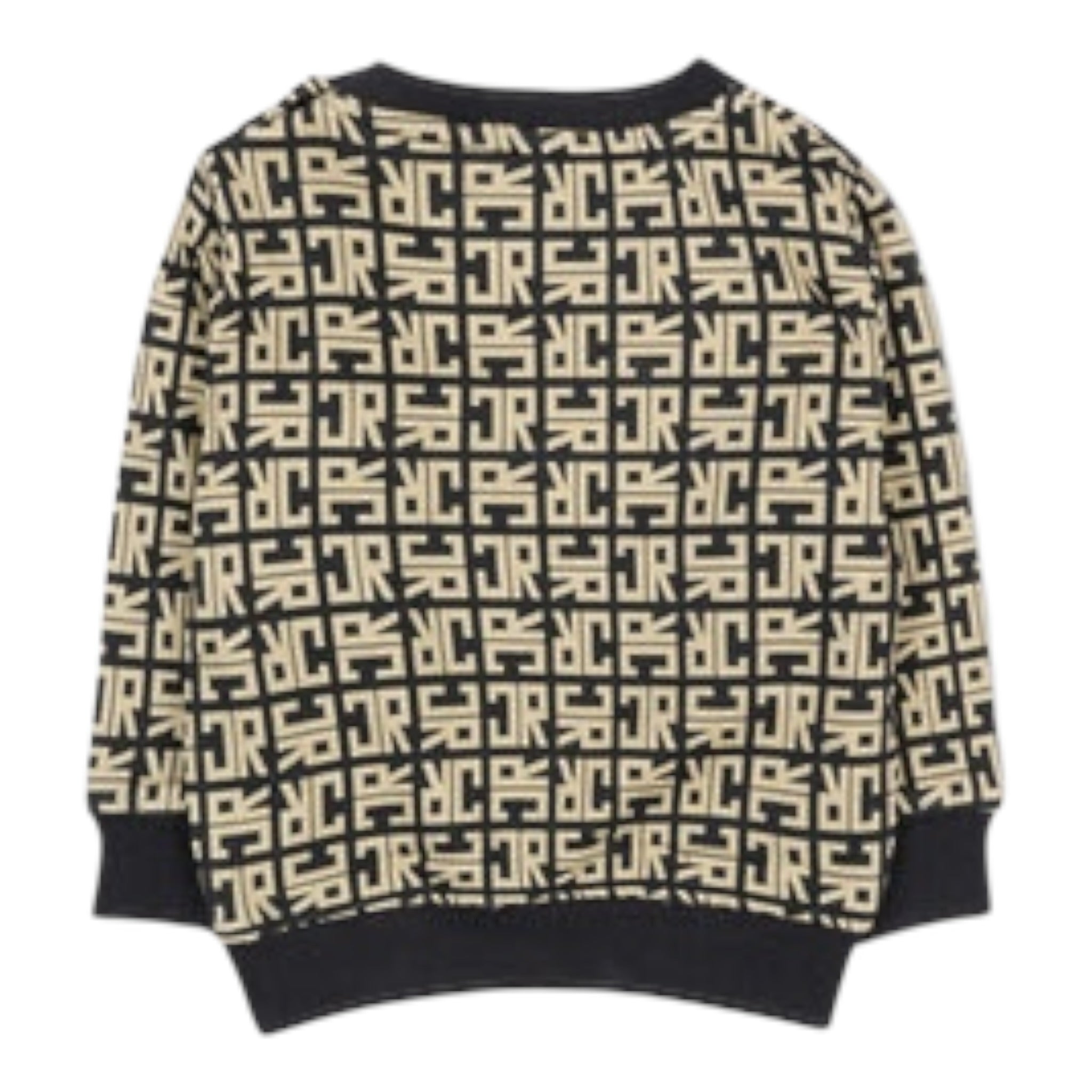 John Richmond Felpa Girocollo Stampa Fantasia Nero/Beige per Neonato RIA25048FE NERO/BEIGE JOHN RICHMOND 