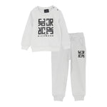 John Richmond Completo 2Pz Felpa-Pantalone Tuta Grigio per Neonato RIA25087CF GRIGIO JOHN RICHMOND 