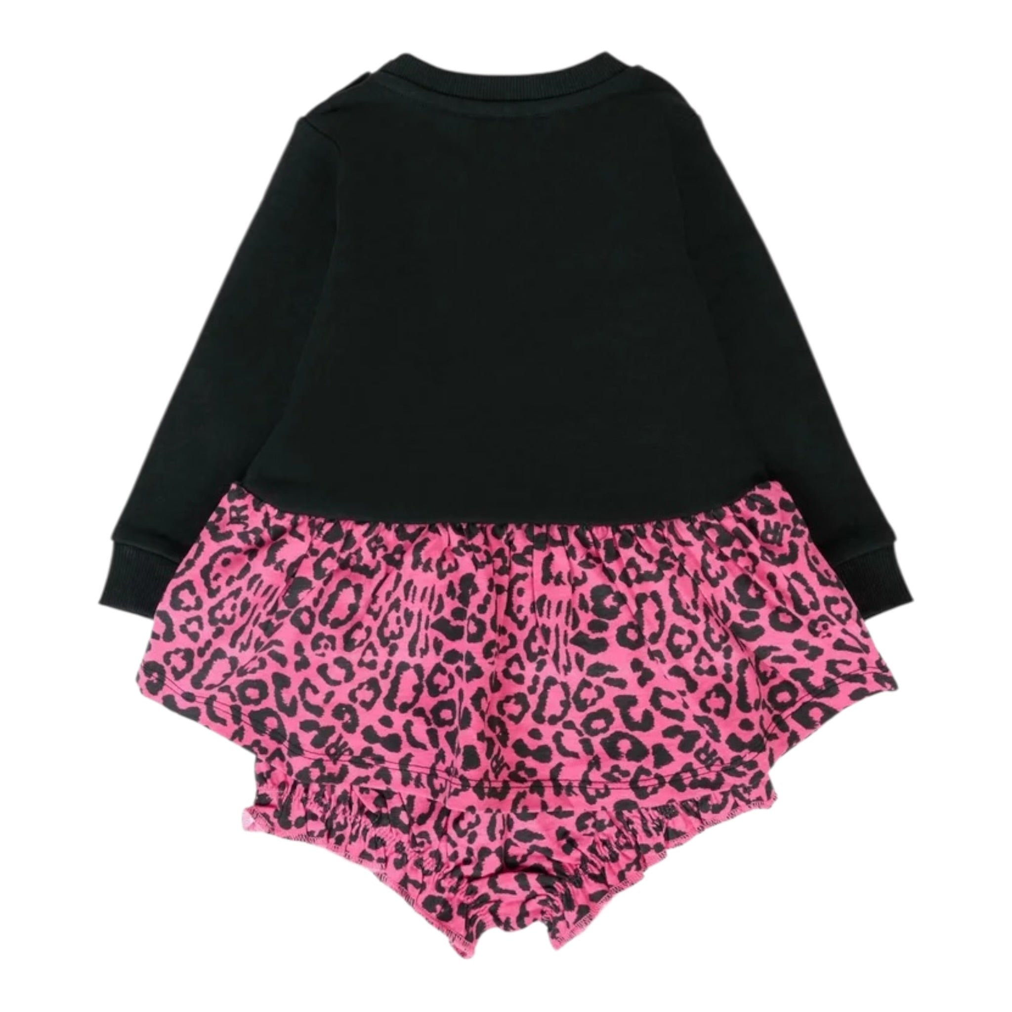 John Richmond Abito Manica Lunga con Culotte Nero per Bambina RIA2510VEJ NERO JOHN RICHMOND 