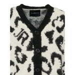 John Richmond Cardigan tinta unita Fantaisa Maculata Panna per Neonata RIA25112CD PANNA JOHN RICHMOND 