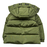 John Richmond Giubbino tinta unita con Zip E Cappuccio Verde per Neonato RIA26007PI VERDE JOHN RICHMOND 