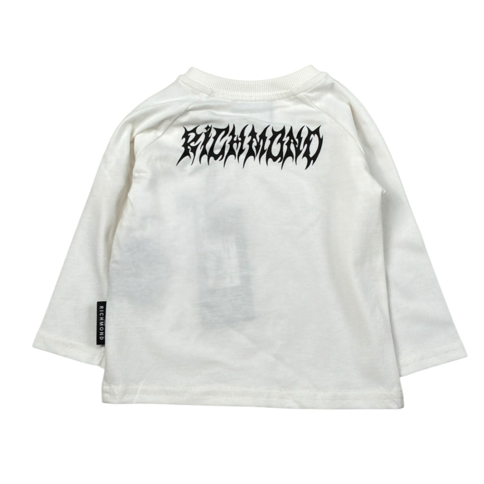 John Richmond Shirt tinta unita con Stampa Bianco per Neonato RIA26040TS BIANCO JOHN RICHMOND 