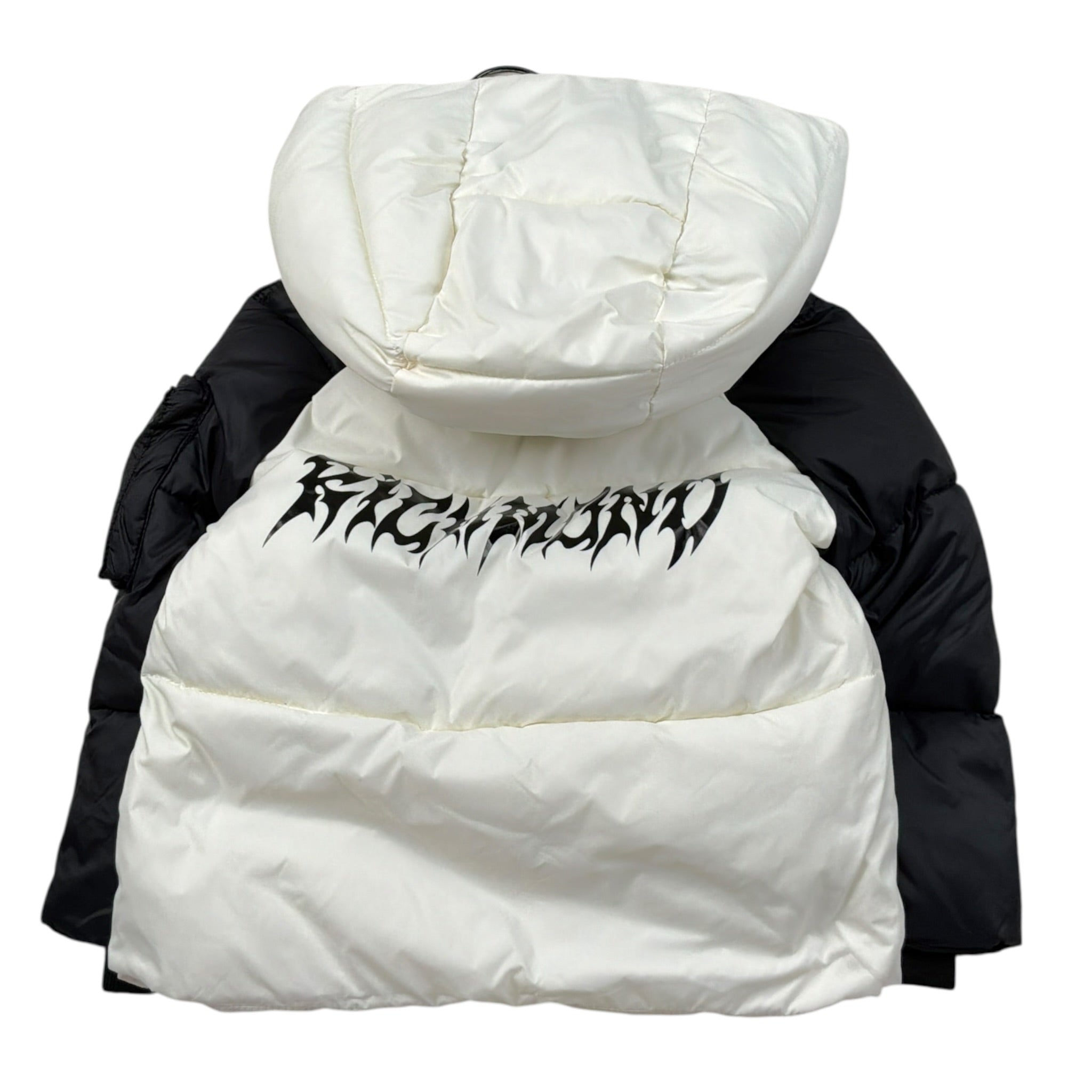 John Richmond Giubbino tinta unita con Zip E Cappuccio Bianco per Neonato RIA26045PI BIANCO JOHN RICHMOND 