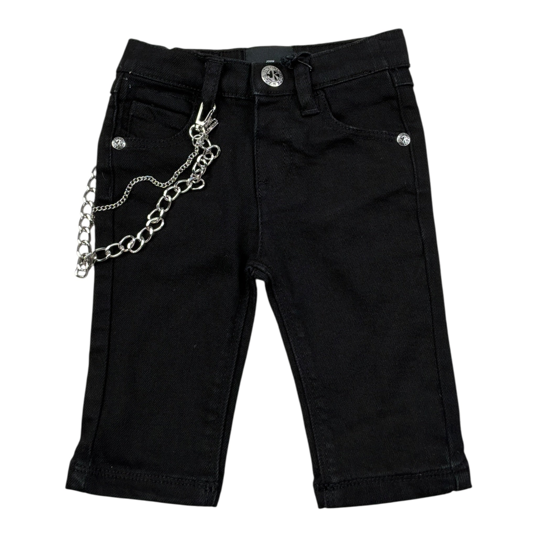 John Richmond Pantalone tinta unita Nero per Neonato RIA26047JE NERO JOHN RICHMOND 