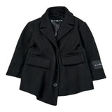 John Richmond Cappotto tinta unita con Logo Nero per Neonato RIA26062CP NERO JOHN RICHMOND 